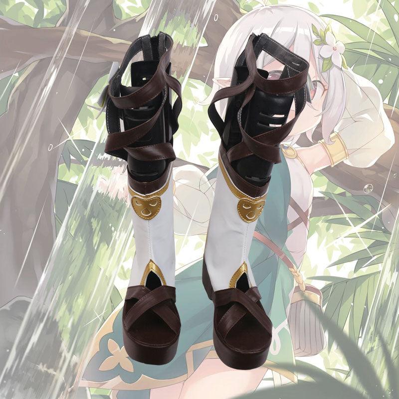 princess connect re dive kokkoro princess anime game cosplay boots shoes