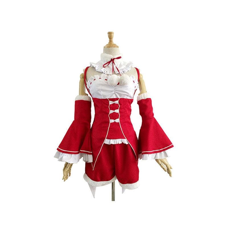 anime re zero starting life in another world rem christmas cosplay costume