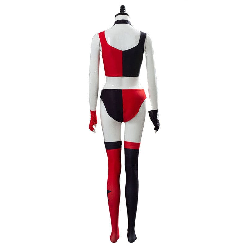 movie the suicide squad 2 birds of prey harley quinn ribbon outfits cosplay costumes