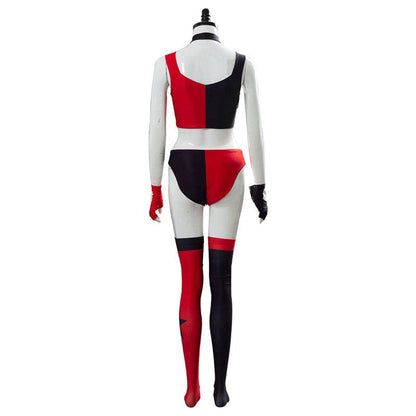 movie the suicide squad 2 birds of prey harley quinn ribbon outfits cosplay costumes