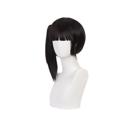 demon slayer kimetsu no yaiba kanao tsuyuri black brown ponytail cosplay wigs