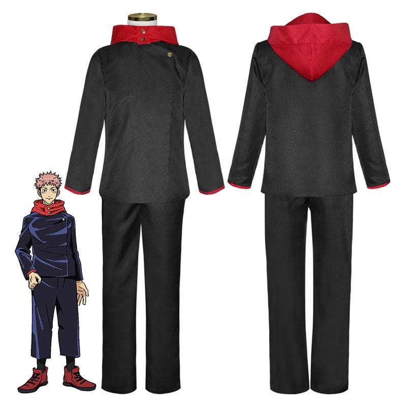 anime jujutsu kaisen yuji itadori child outfits cosplay costume