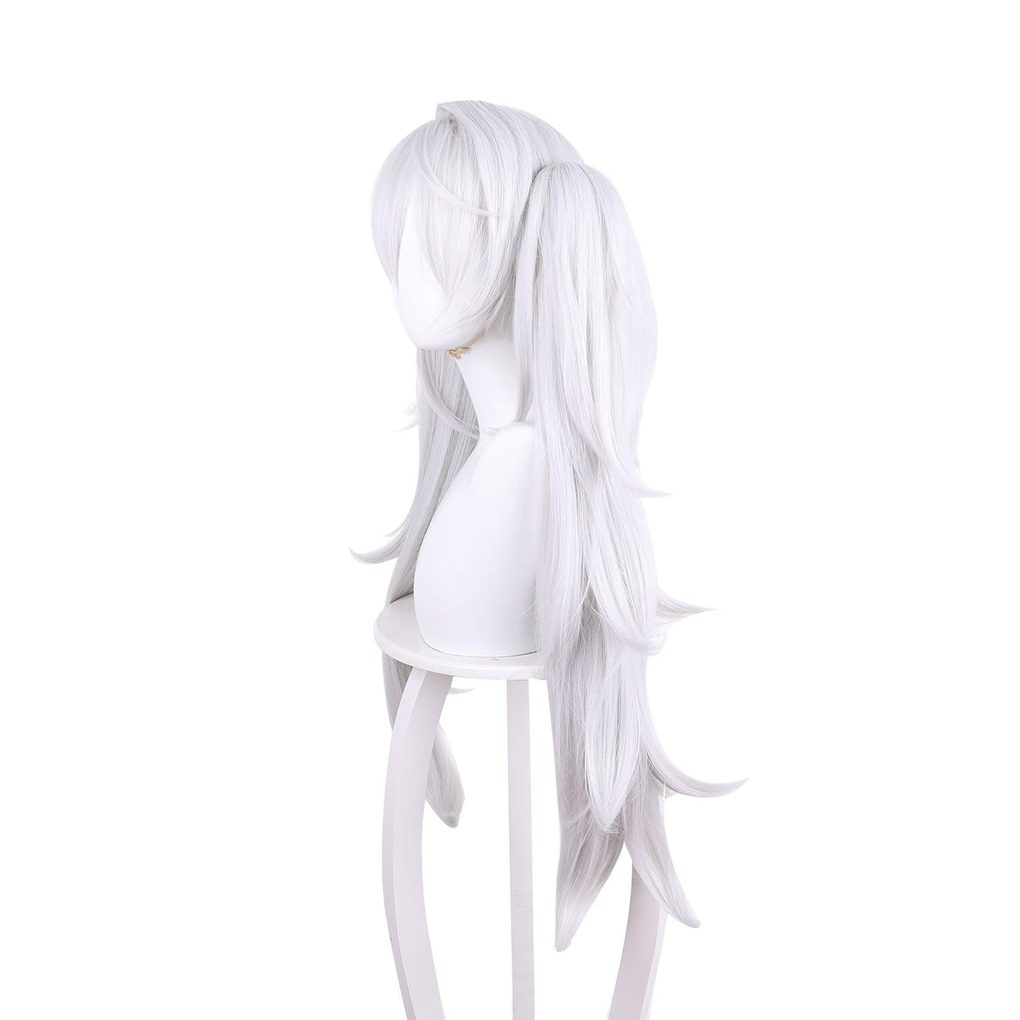 anime cosplay wigs for kuzuha silvery white cosplay wig of nijisanji 536eb