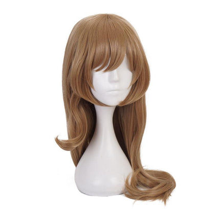 game genshin impact lisa minci brown cosplay wigs