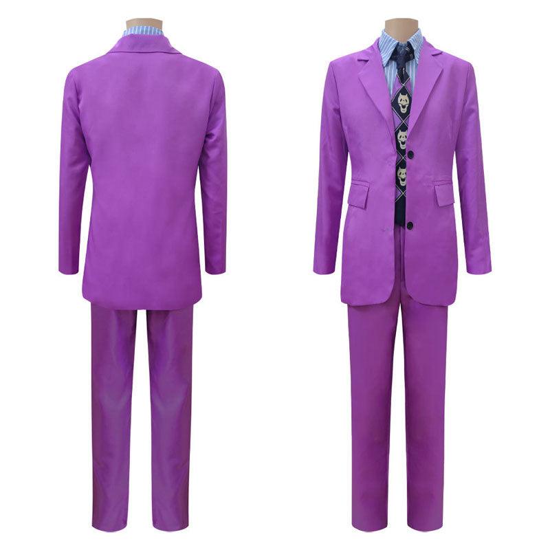 anime jojos bizarre adventure yoshikage kira suit cosplay costumes