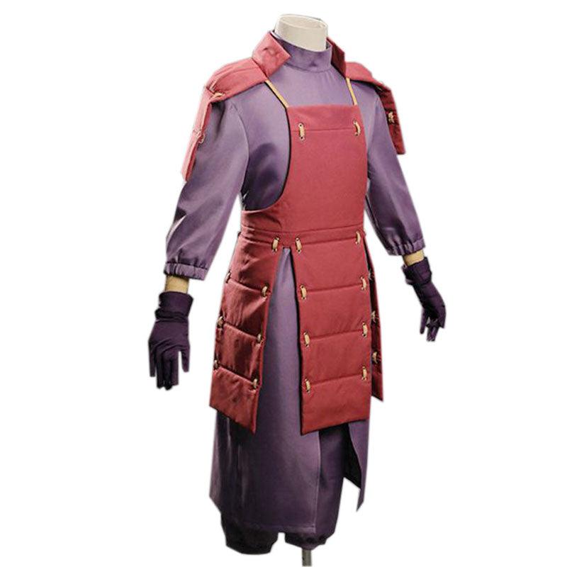 anime naruto uchiha madara ninja battle set outfit cosplay costume