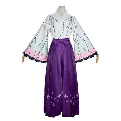 anime demon slayer kimetsu no yaiba kochou shinobu kimono halloween cosplay costumes