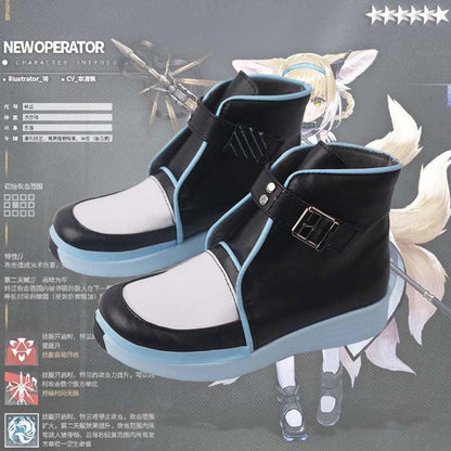game arknights suzuran cosplay boots shoes