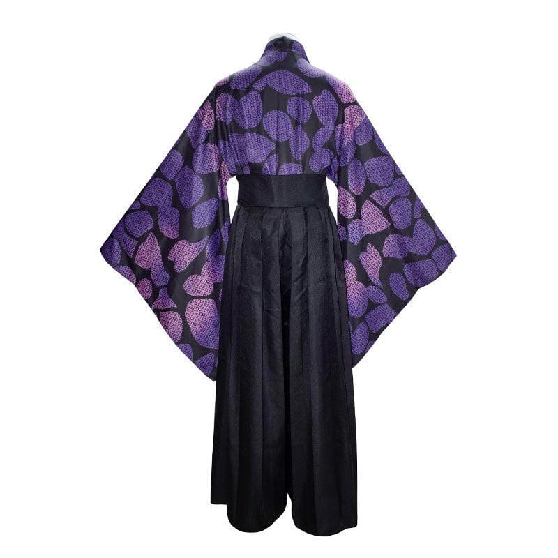 Anime Demon Slayer Kimetsu no Yaiba Kokushibo Tsugikuni Michikatsu Kimono Halloween Cosplay Costumes