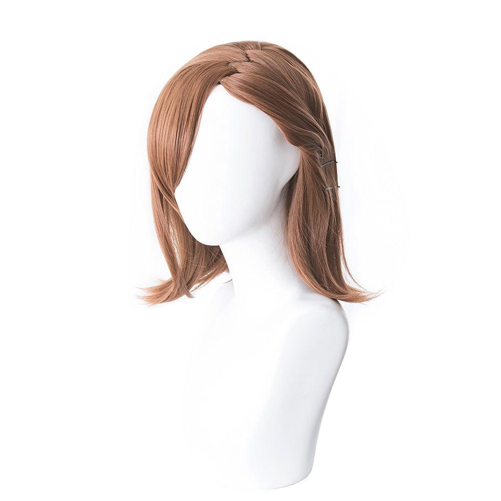 anime a certain magical index misaka mikoto brown short cosplay wig 474d