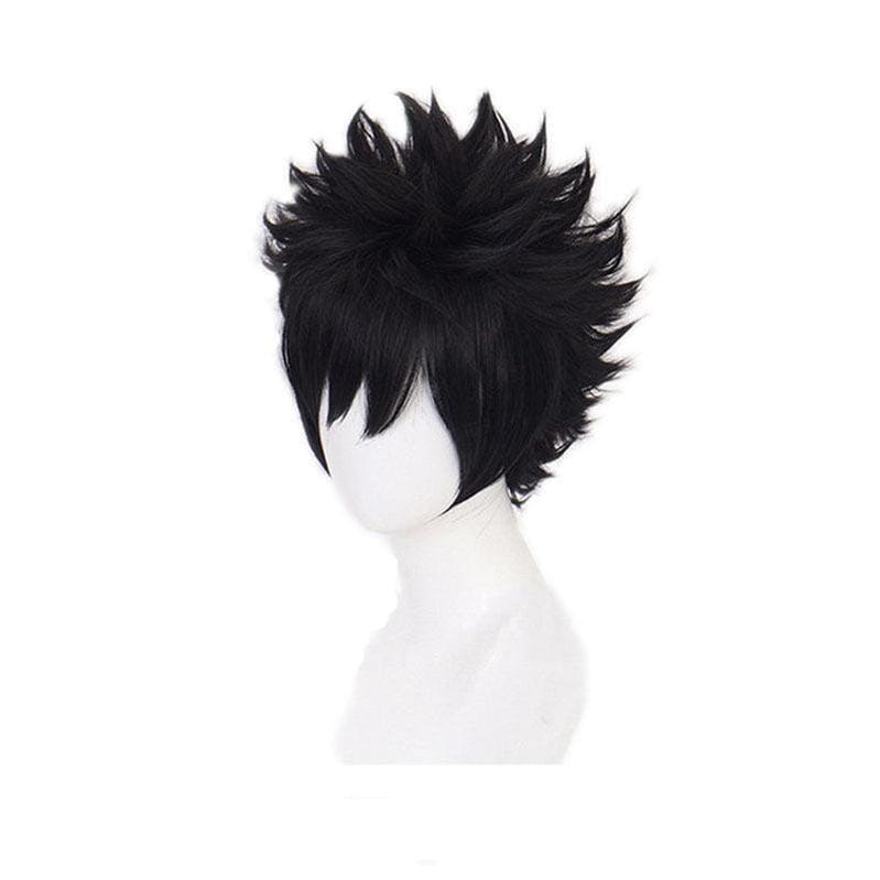 anime my hero academia dabi short black cosplay wigs