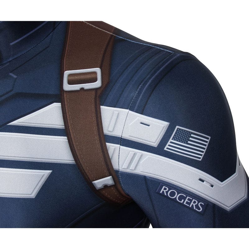 captain america the winter soldier steve rogers jumpsuit cosplay costumes