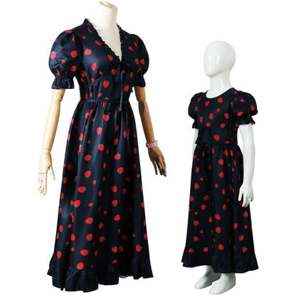 anime spy family anya forger floral dress cosplay costume