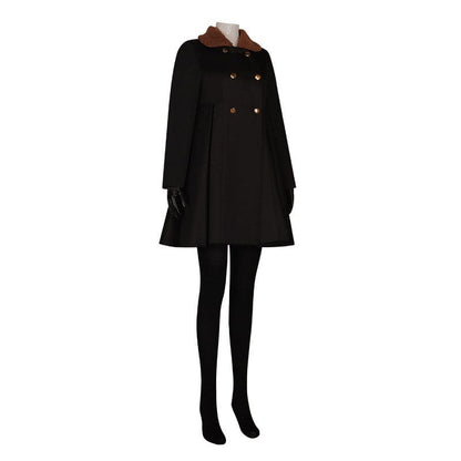 m3gan ai doll megan black coat cosplay costumes