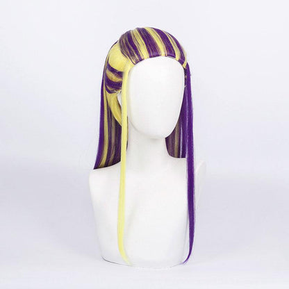 anime tokyo revengers wakasa imaushi long yellow purple cosplay wigs