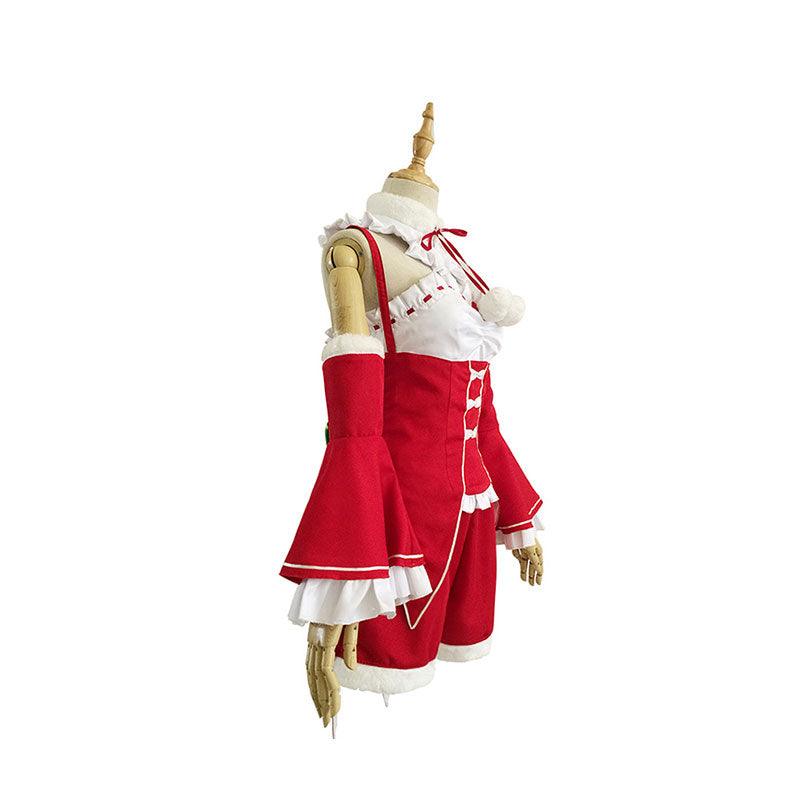 anime re zero starting life in another world rem christmas cosplay costume