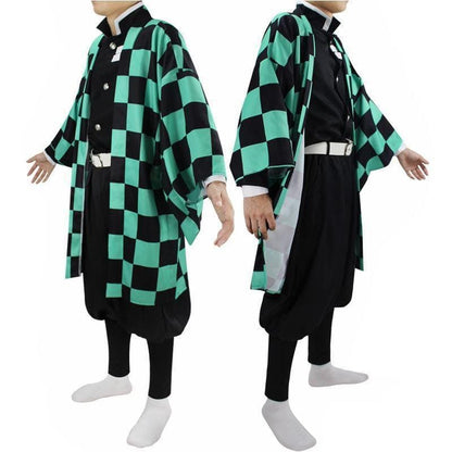 anime demon slayer kimetsu no yaiba tanjirou kamado kimono cosplay costumes