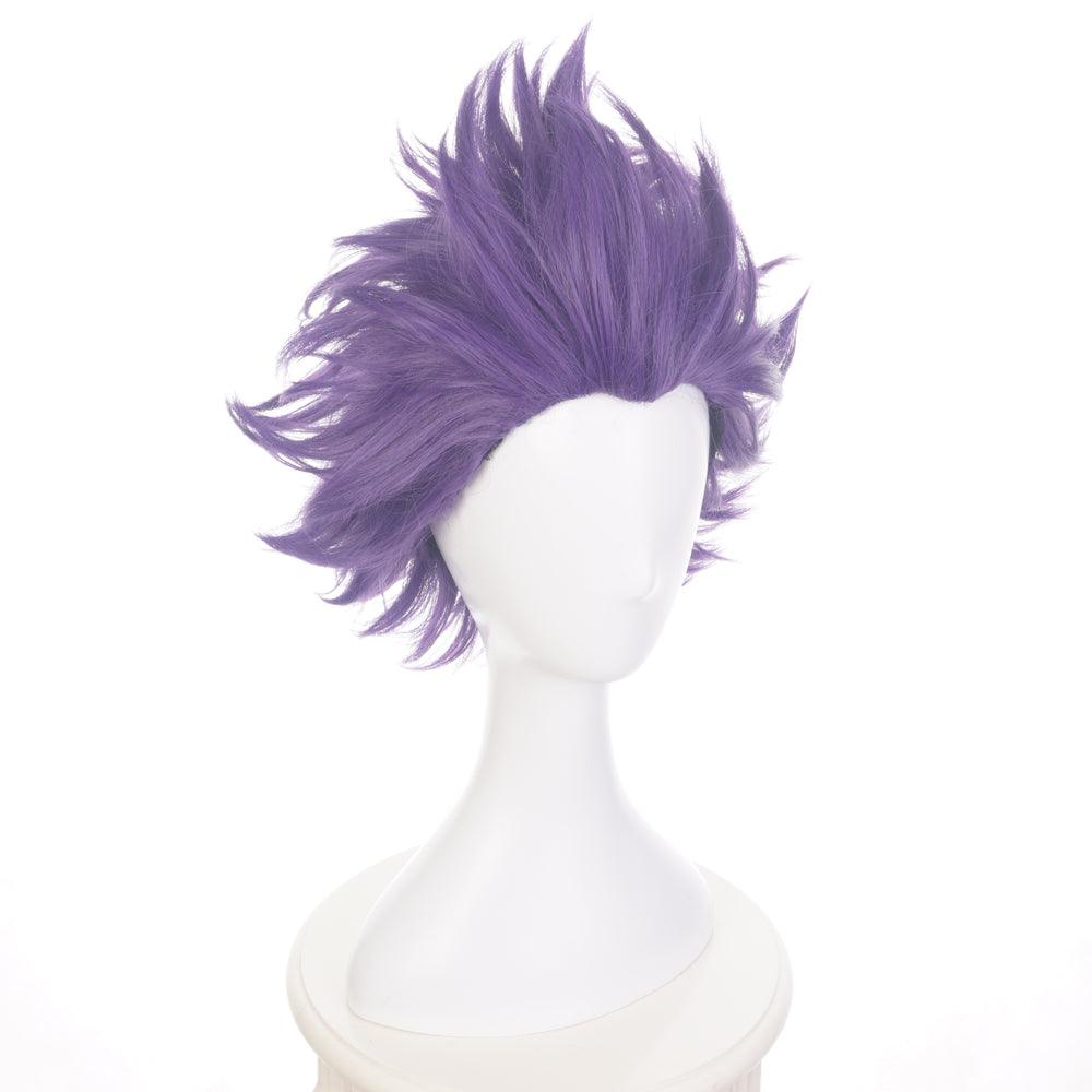 anime my hero academia shinso hitoshi purple short cosplay wig qx22