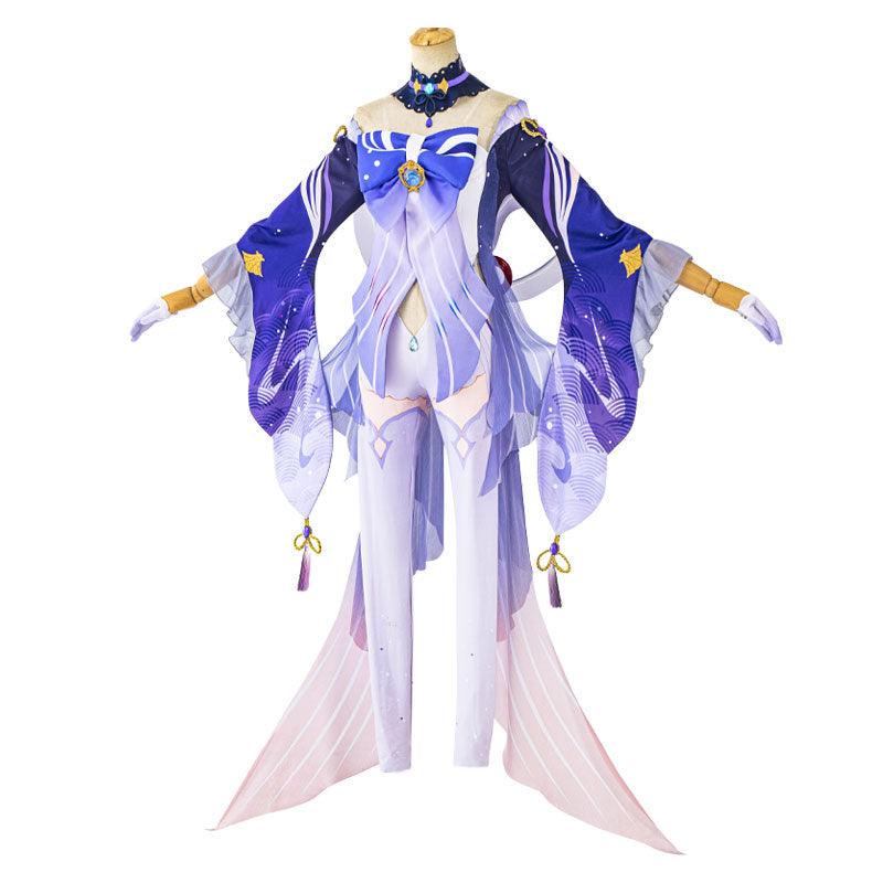 game genshin impact sangonomiya kokomi halloween cosplay costumes