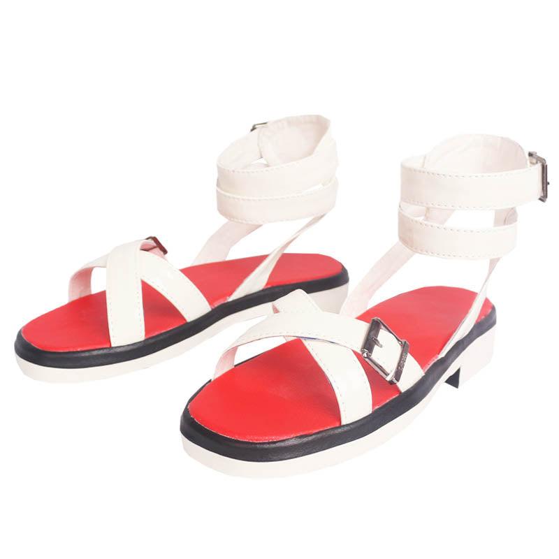 arknights angelina coral coast summer flower game cosplay sandals shoes