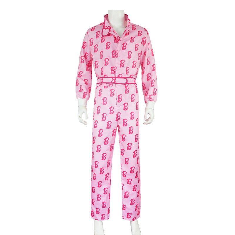 barbie movie 2023 ken pink onesies cosplay costumes