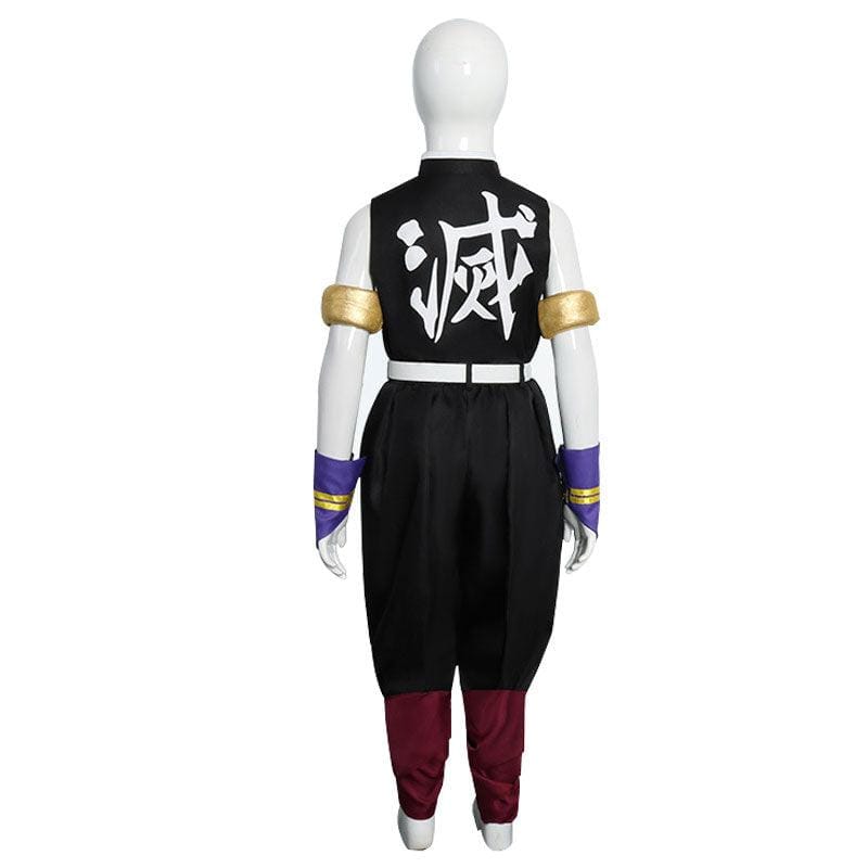 anime demon slayer kimetsu no yaiba tengen uzui kids fullset cosplay costumes