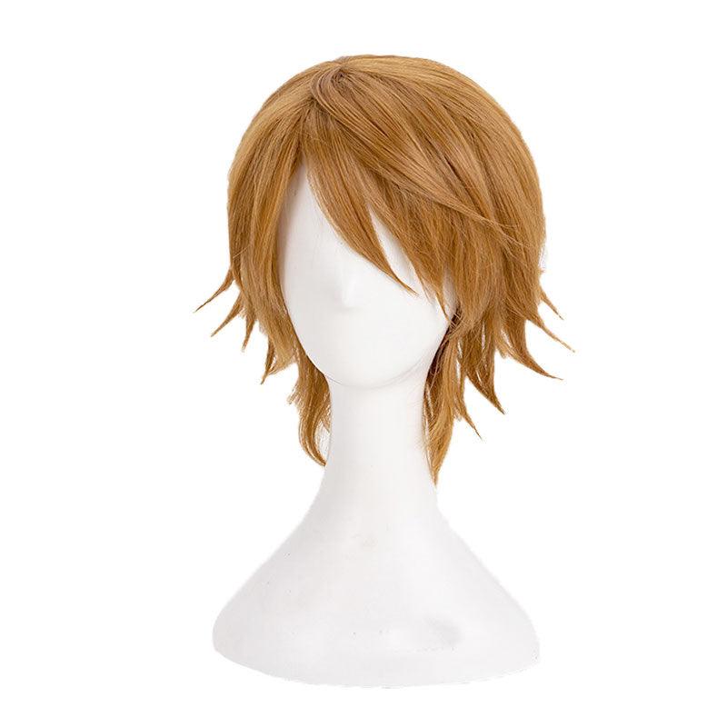 anime tokyo ghoul nishio nishiki short golden cosplay wigs