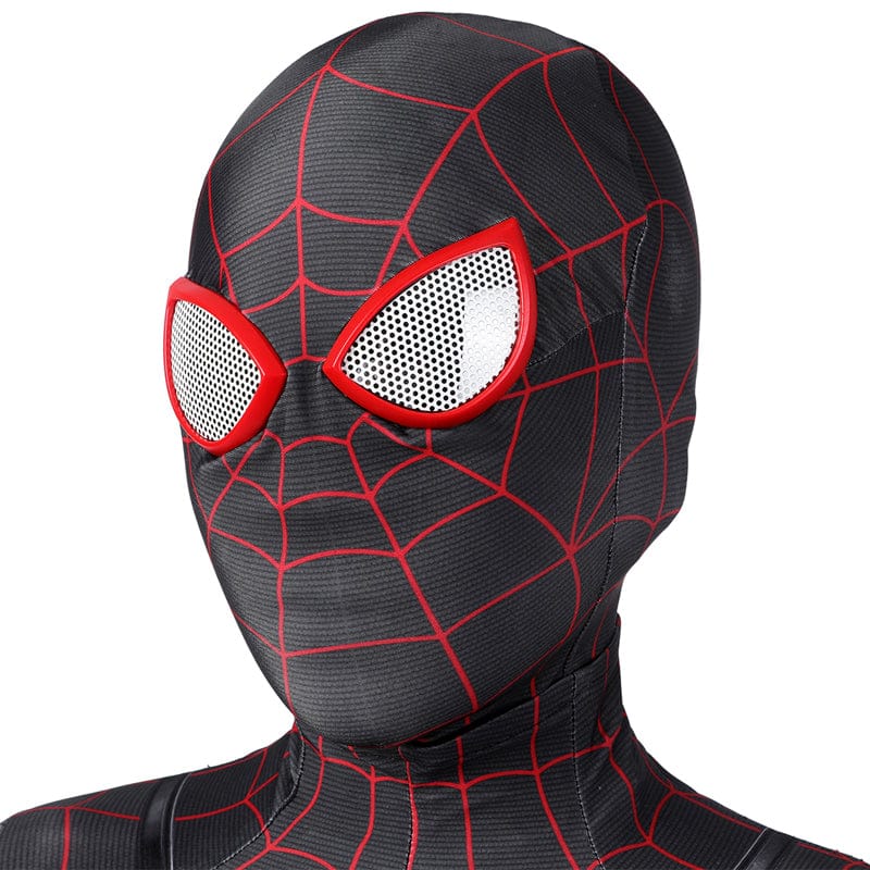 spider man ps5 miles morales suit v2 kids jumpsuit cosplay costumes