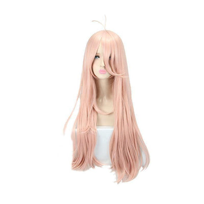 anime danganronpa v3 killing harmony iruma miu 80cm long straight pink cosplay wigs