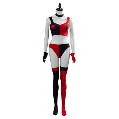 movie the suicide squad 2 birds of prey harley quinn ribbon outfits cosplay costumes