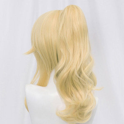 anime genshin impact jean gunnhildr golden medium cosplay wig mm09