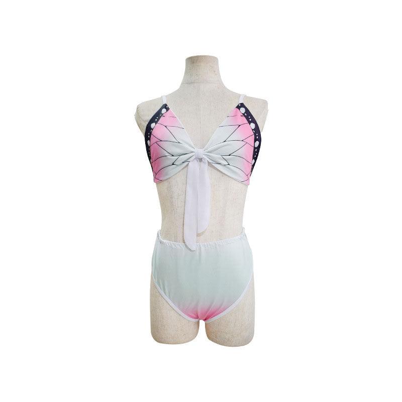 Demon Slayer Kimetsu no Yaiba Kochou Shinobu Swimsuit Cosplay Costumes