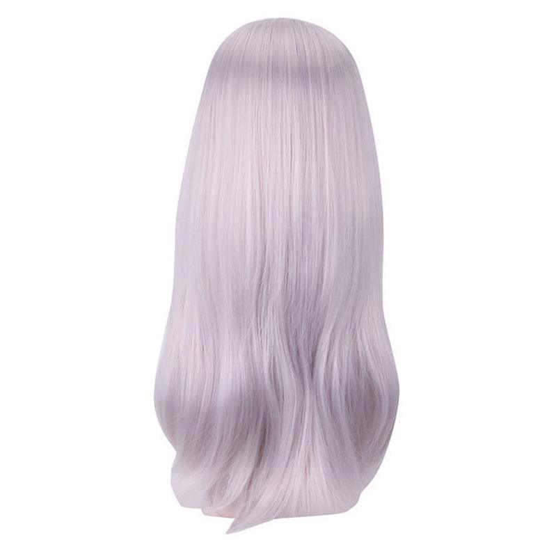 anime jojos bizarre adventure golden wind leone abbacchio long gray cosplay wigs