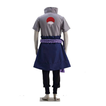 anime naruto sasuke uchiha ninja outfit halloween cosplay costume