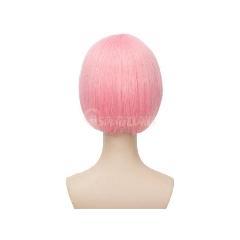 anime re zero starting life in another world rem and ram short blue pink cosplay wigs