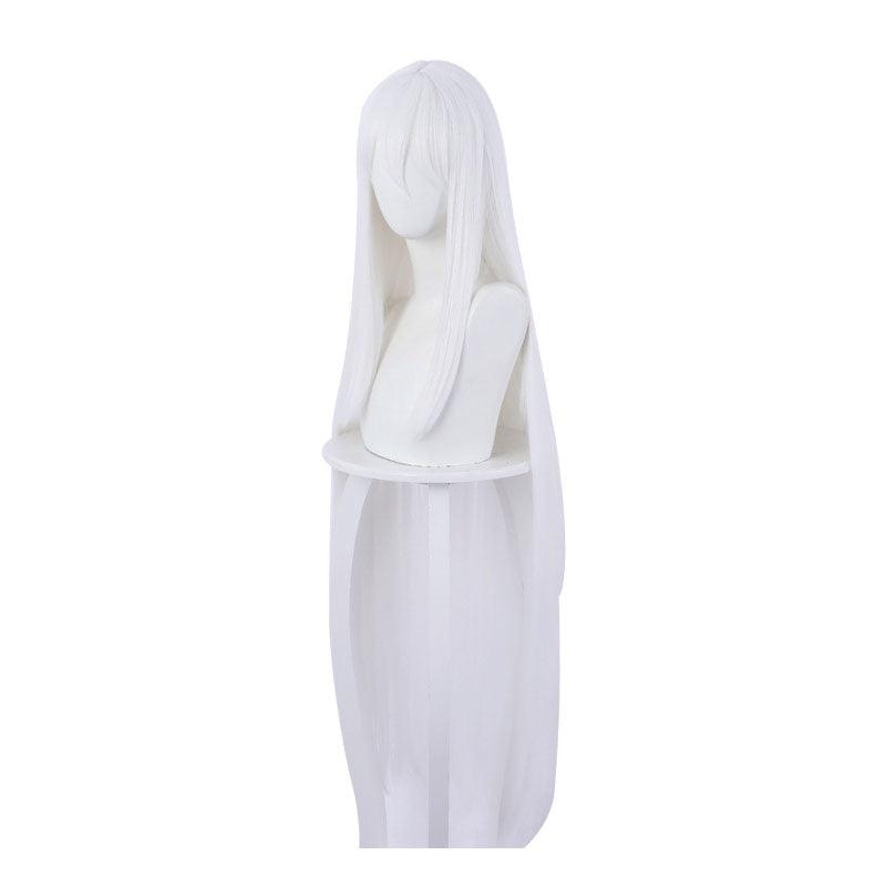 Re:Zero Starting Life in Another World Echidna Witch of Greed Long Straight White Cosplay Wigs