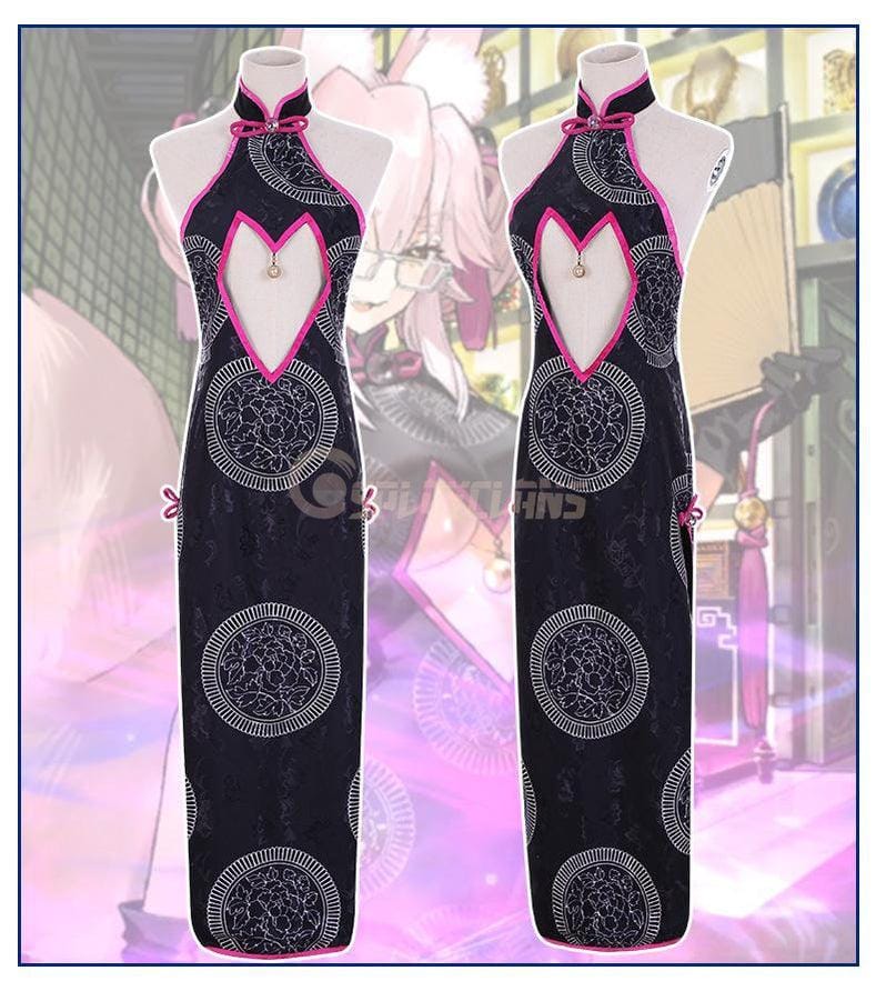 fgo fate grand order tamamo no mae fox secretary cheongsam full sets cosplay costumes