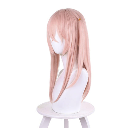 anime my dress up darling inui sajuna pink medium cosplay wig 518f