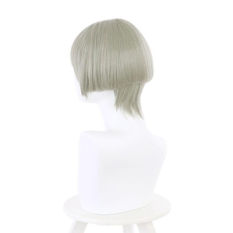 game genshin impact sayu cosplay linen cyan wigs