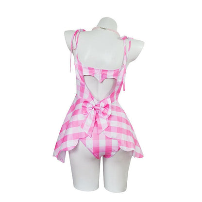 Barbie Movie 2023 Barbie Pink Dress Cosplay Costumes With Hat