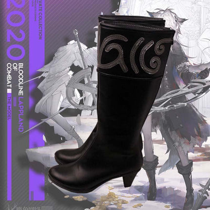 arknights lappland refined horrormare game cosplay boots shoes