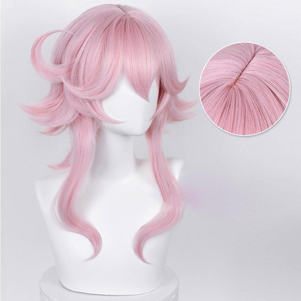 anime genshin impact dori pink medium cosplay wig mm02