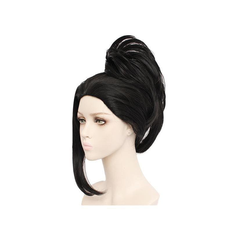 anime my hero academia momo yaoyorozu long black cosplay wigs