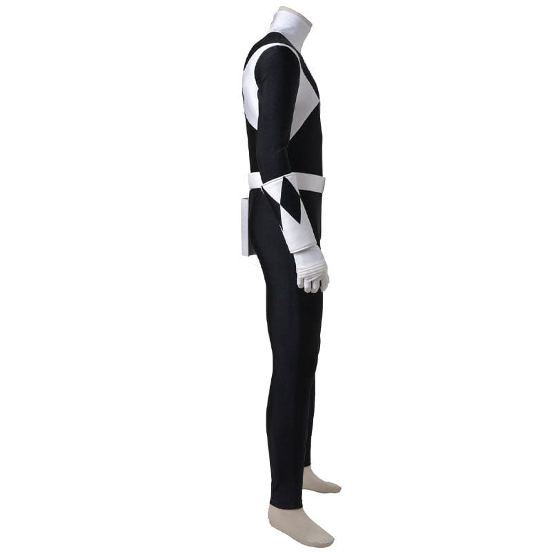 mighty morphin power rangers zack taylor black ranger cosplay costumes