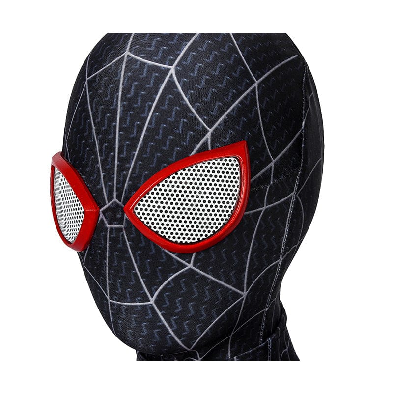 spider man into the spider verse miles morales kids jumpsuit cosplay costumes