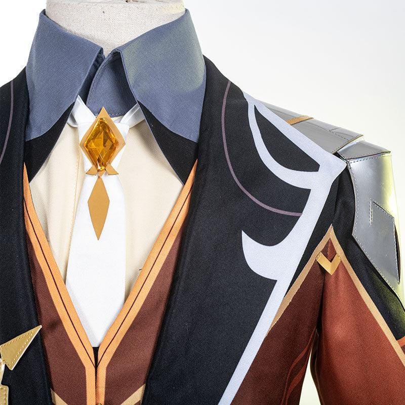 game genshin impact tartaglia zhongli cosplay costumes