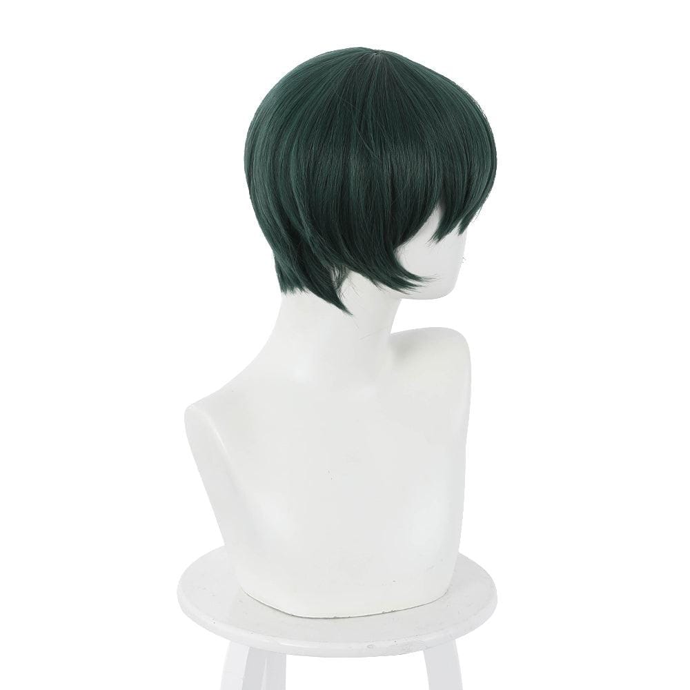 anime jujutsu kaisen zenin mai green short cosplay wig 505h