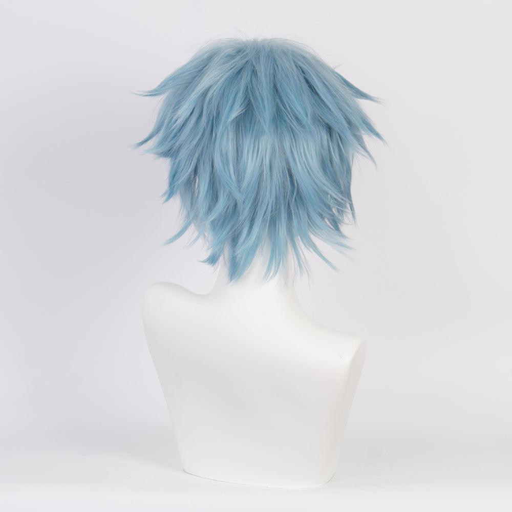 anime my hero academia shigaraki tomura blue short cosplay wig qx20