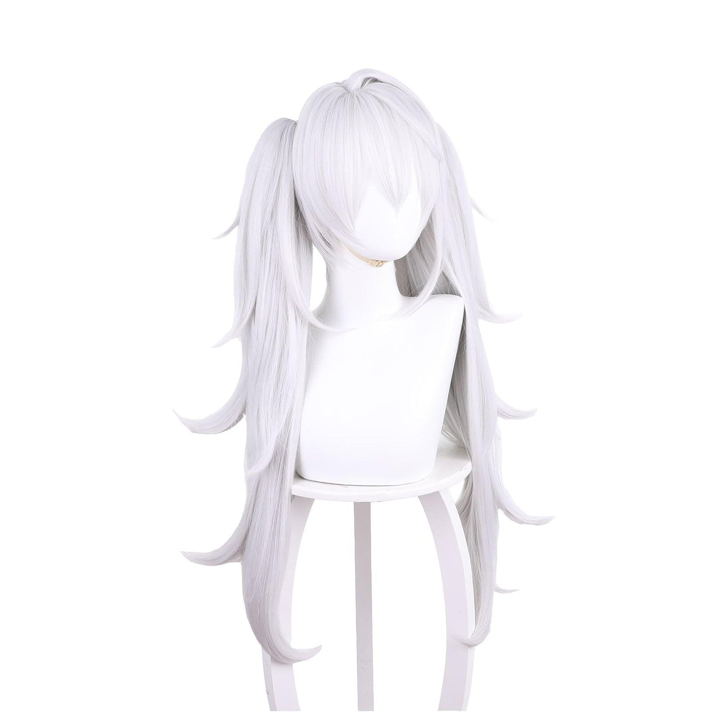 anime cosplay wigs for kuzuha silvery white cosplay wig of nijisanji 536eb