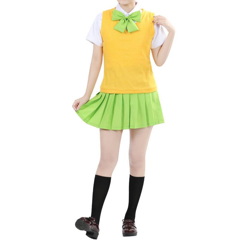 anime the quintessential quintuplets yotsuba nakano outfits cosplay costume